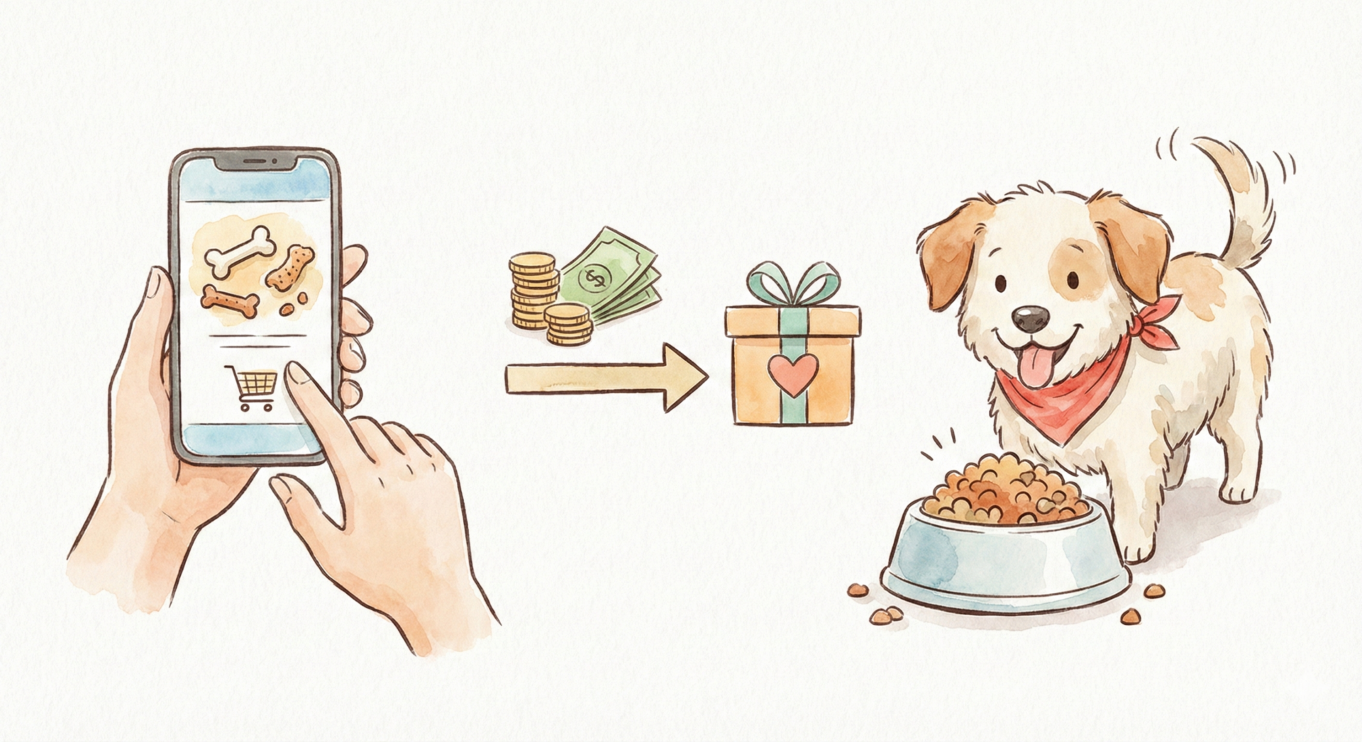 ペット用品の買い物を｜保護犬・猫の命につなげるECショップが誕生イメージ画像